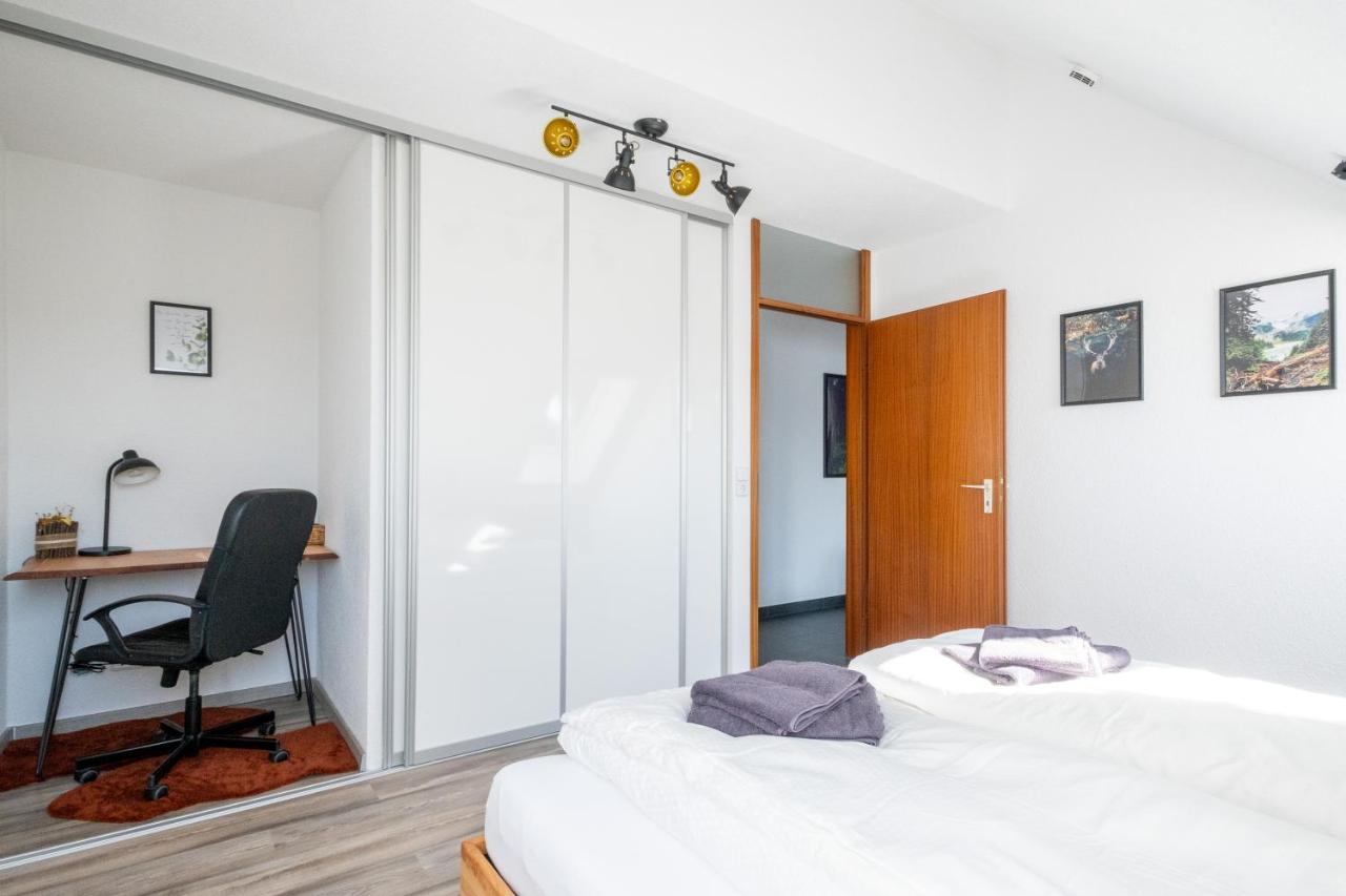 Nature Terminal Apartment - Unterwegs Zuhause Steinenbronn Kültér fotó